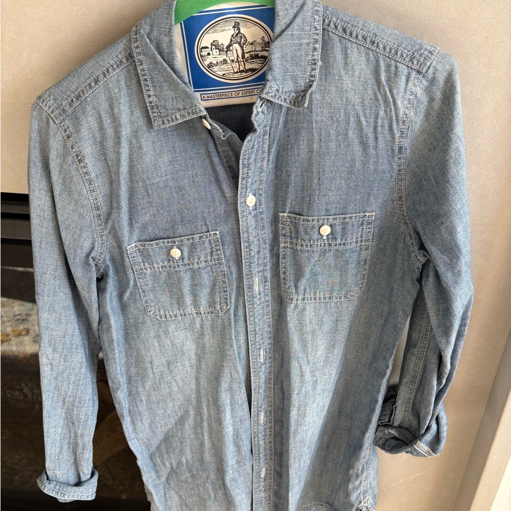 Madewell Blue Button Down Shirt